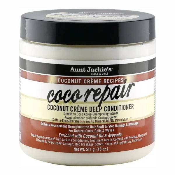 Aunt Jackie's Coco Repair Coconut Creme Deep Conditioner 15oz