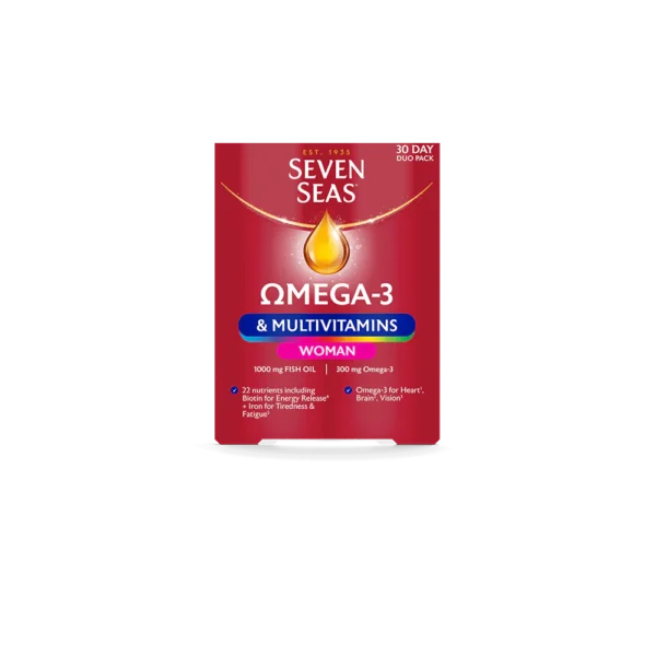 Seven Seas Omega 3 & Multivitamins Woman 30 Day Duo Pack x60